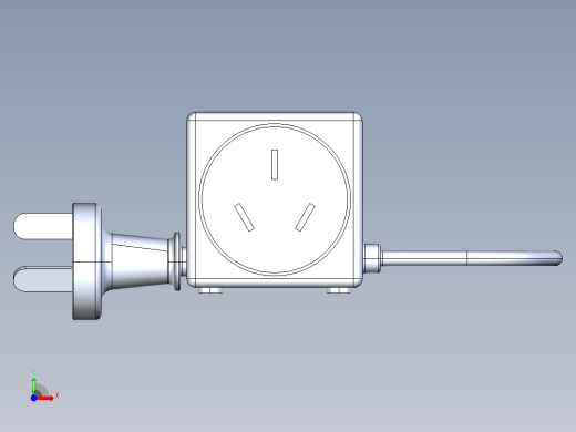 方形插线板 SW STP前视缩略图