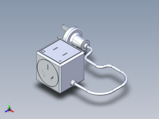 方形插线板 SW STP正等轴测缩略图