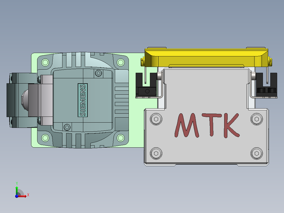 GTH内嵌丝杆全封闭GTH8S-BL-400W前视图