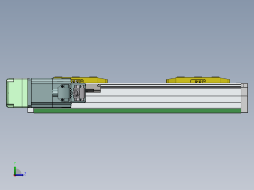 GTH内嵌丝杆全封闭GTH8S-BL-400W左视缩略图