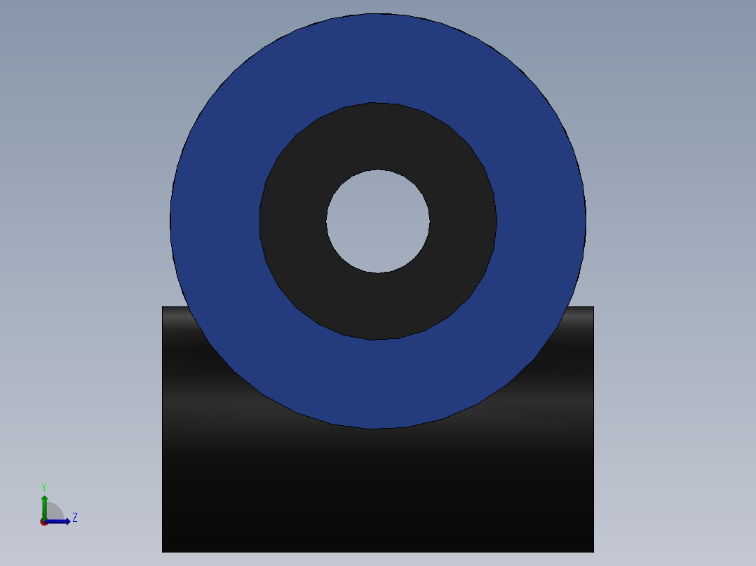 Ø8 - UNIÃO RETA (C00200800)左视图