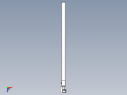 同步带全封闭直线模组TPA-HCB-105D-90-L1900-ML-C-P20-N3俯视缩略图