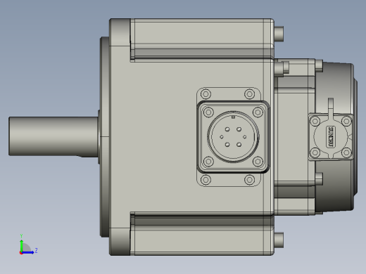 电机MS6G-130TL25B2-21P0左视缩略图