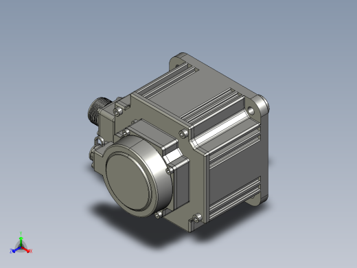电机MS6G-130TL25B2-21P0正等轴测缩略图