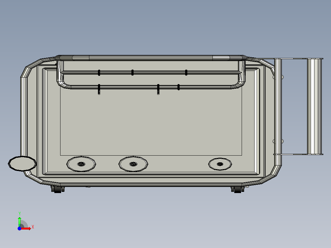 医疗服务手推车 3前视图