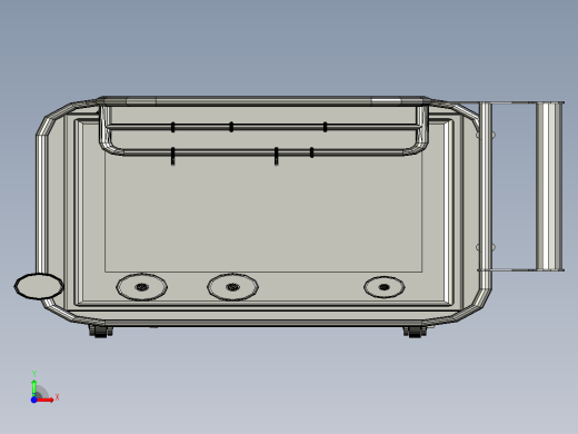 医疗服务手推车 3前视缩略图