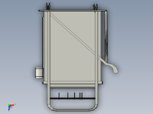 医疗服务手推车 3俯视缩略图