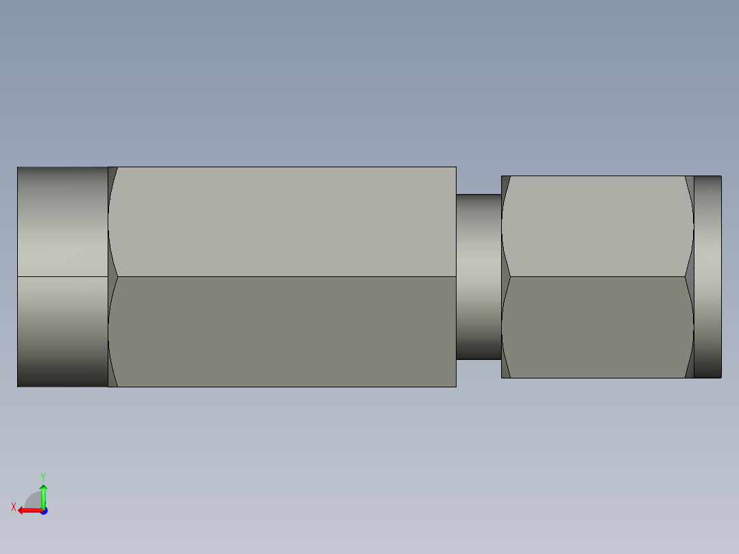 卡套式工业通用硬管接头6_mbu-s后视图