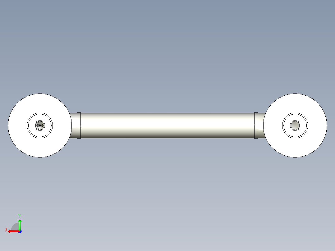 取手(不銹鋼)EB(A)-3D多系列多零件图纸模型后视图
