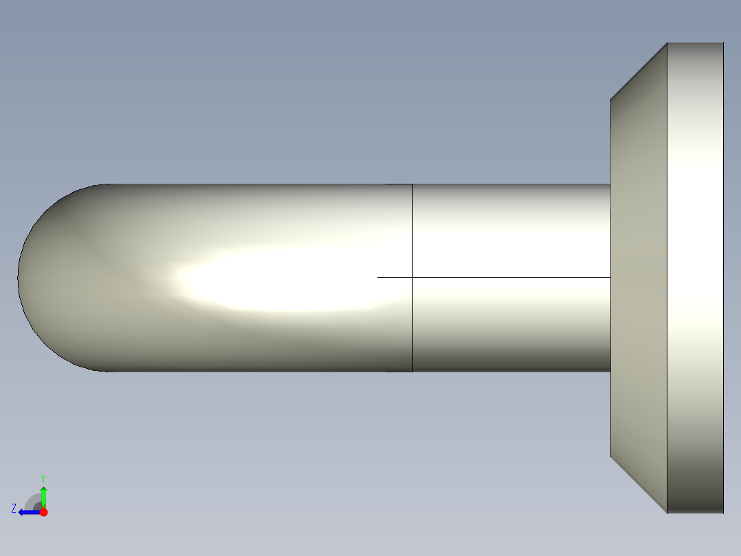 取手(不銹鋼)EB(A)-3D多系列多零件图纸模型右视图