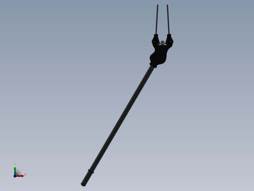 橄榄收获机构3D模型图纸 Solidworks设计前视缩略图