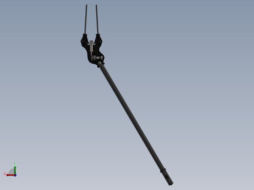 橄榄收获机构3D模型图纸 Solidworks设计后视缩略图