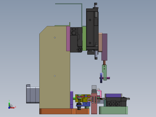 聚合物电池FPC桌面式半自动折弯机前视缩略图