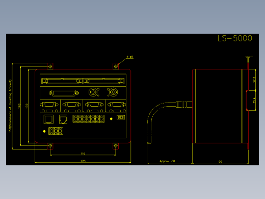 基恩士ls_5000_cad_kc图纸模型