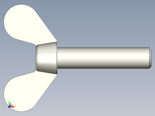 带耳螺钉-DIN_316_Wing_screws_8x1.25x35-31-12.5_39_2.8_20_8.stp前视缩略图