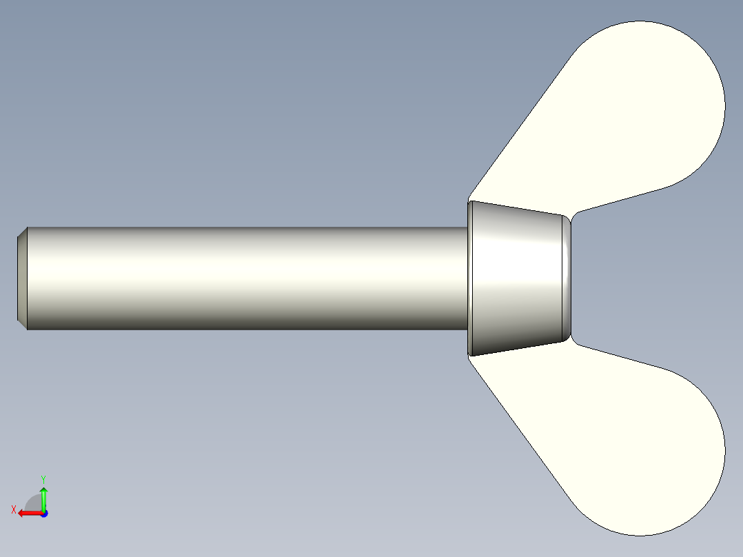 带耳螺钉-DIN_316_Wing_screws_8x1.25x35-31-12.5_39_2.8_20_8.stp后视图