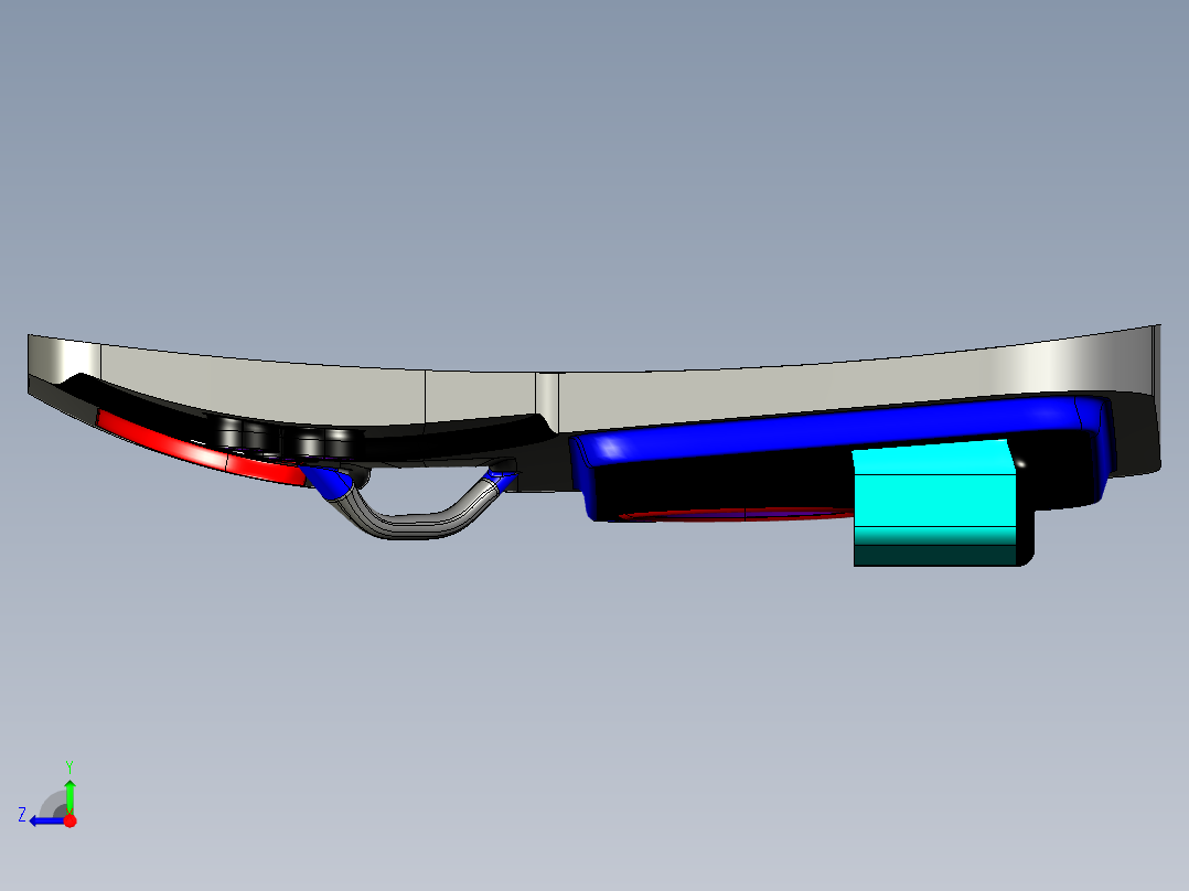 车门内饰--igs右视图