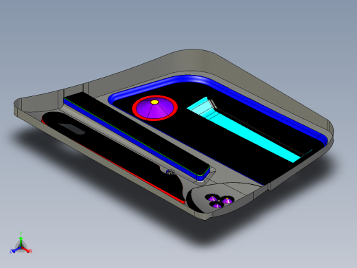 车门内饰--igs正等轴测缩略图