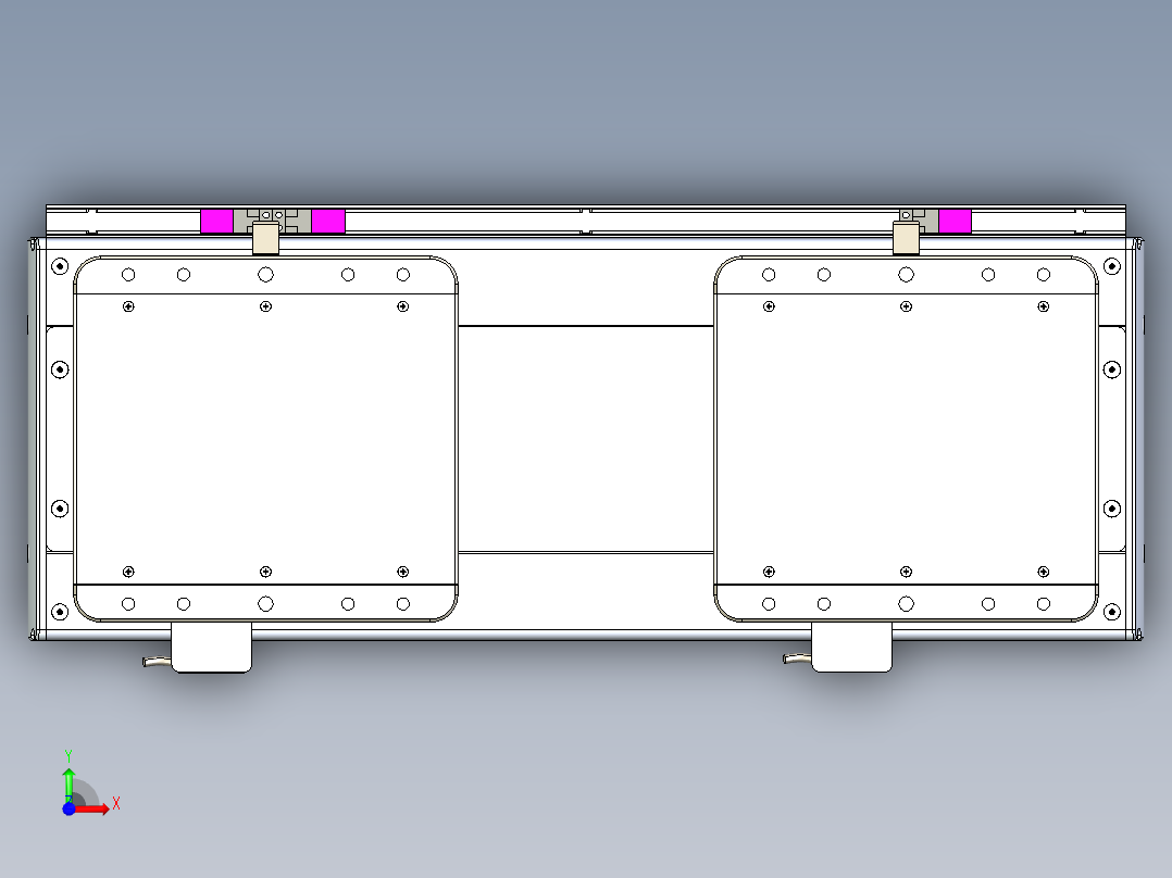 威洛博LC系列3d模型模组2LC22H2Y-S100前视图