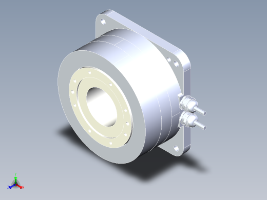 120-009直驱电机正等轴测缩略图