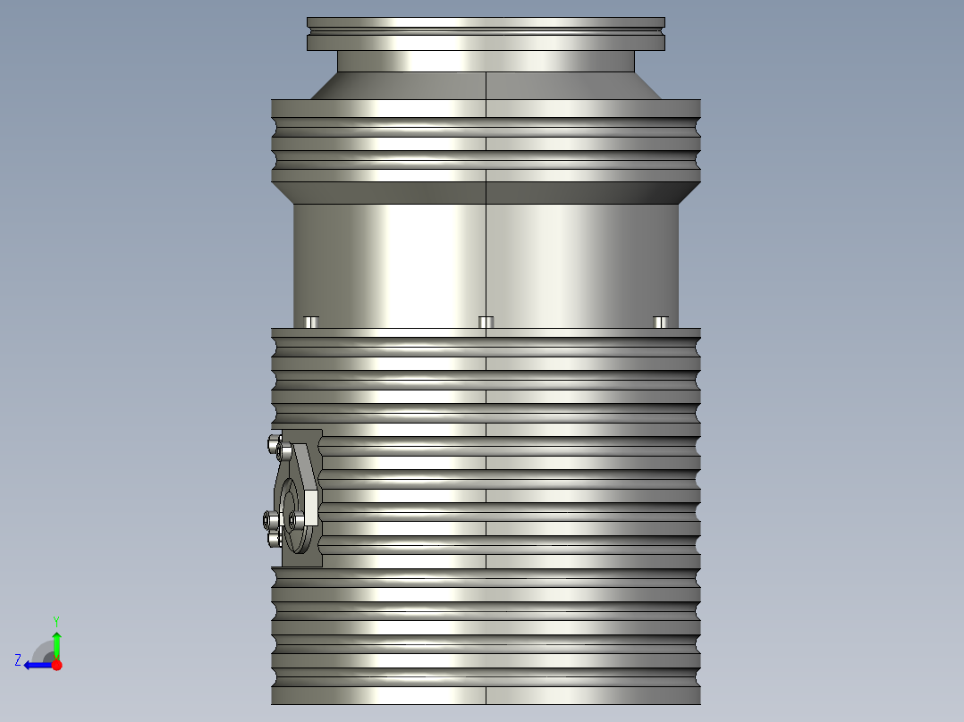 磁悬浮分子泵_TURBOVAC MAG W300 iP 100 ISO-K右视图