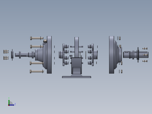 行星齿轮左视缩略图