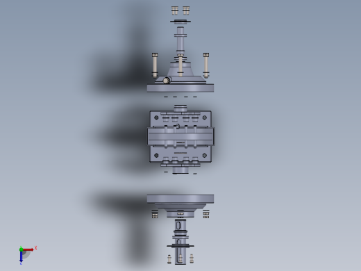 行星齿轮俯视缩略图