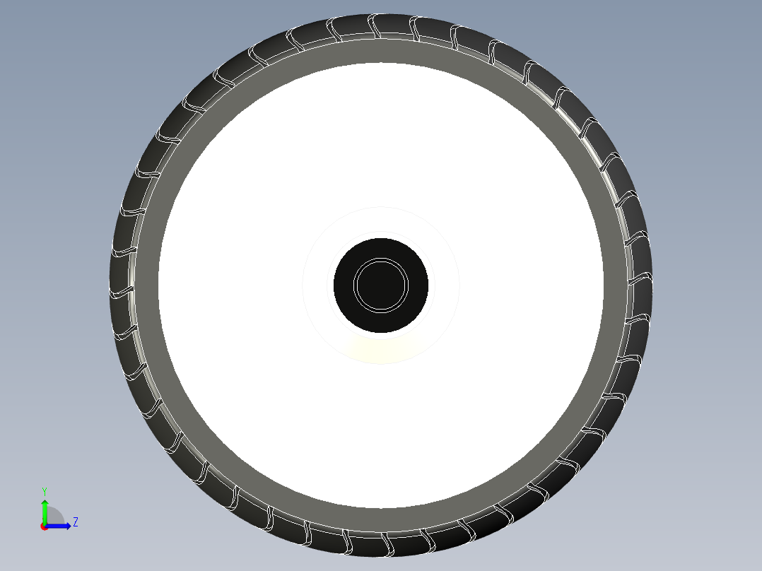 悬浮滑板轮6.5 英寸BLDC 电机--IGS STP X_T左视图
