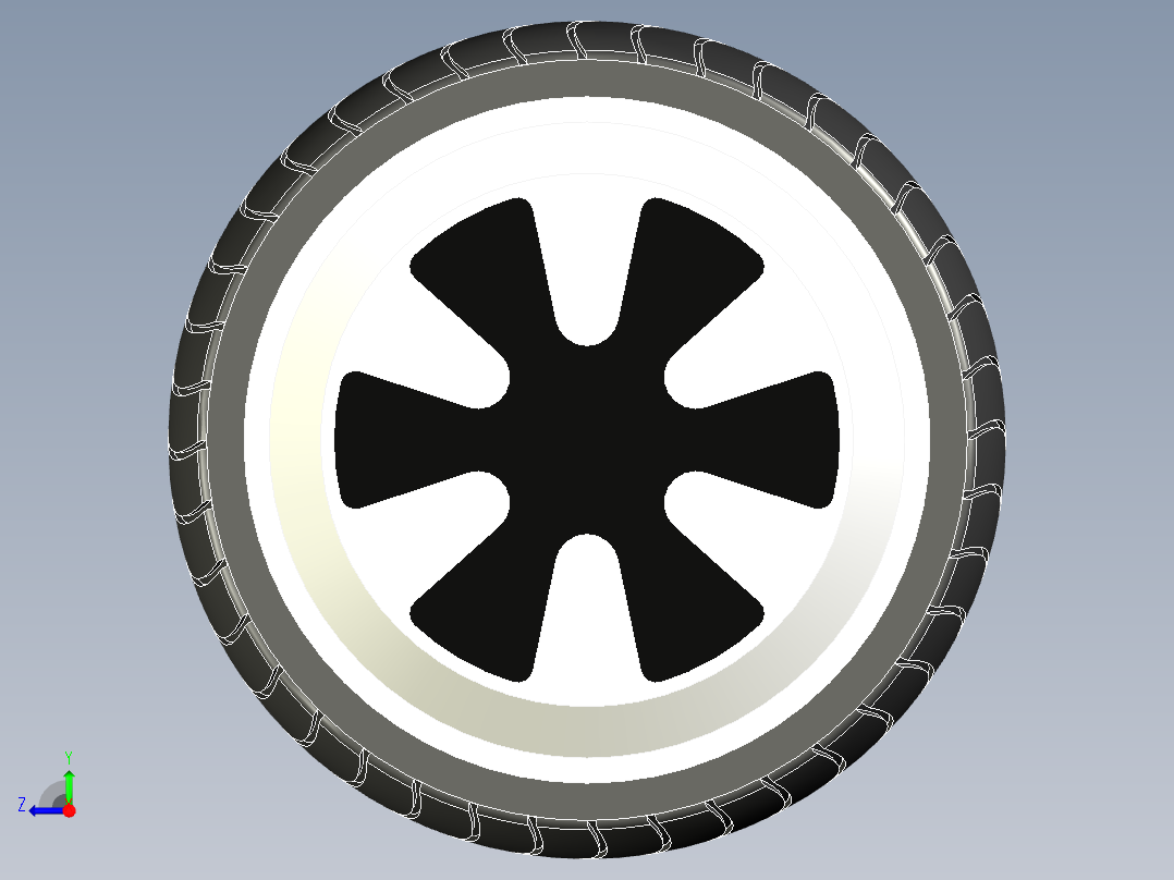 悬浮滑板轮6.5 英寸BLDC 电机--IGS STP X_T右视图