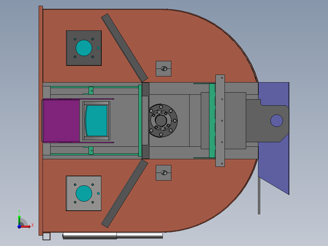 沥青搅拌设备sw18前视图
