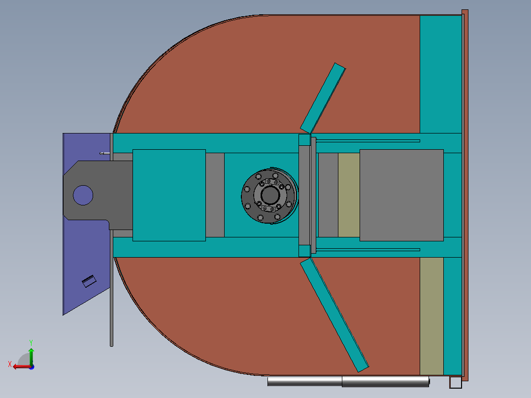沥青搅拌设备sw18后视图