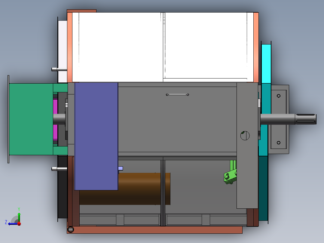 沥青搅拌设备sw18右视图