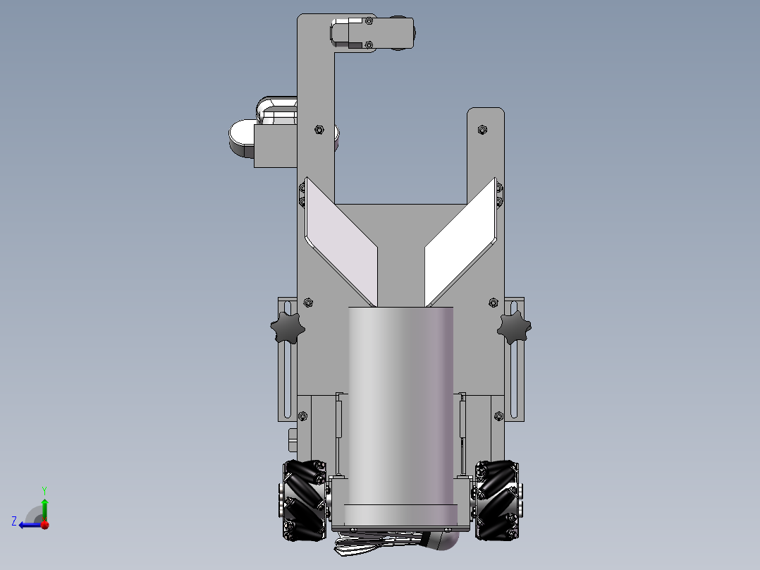 羽毛球捡拾车sw19可编辑右视图