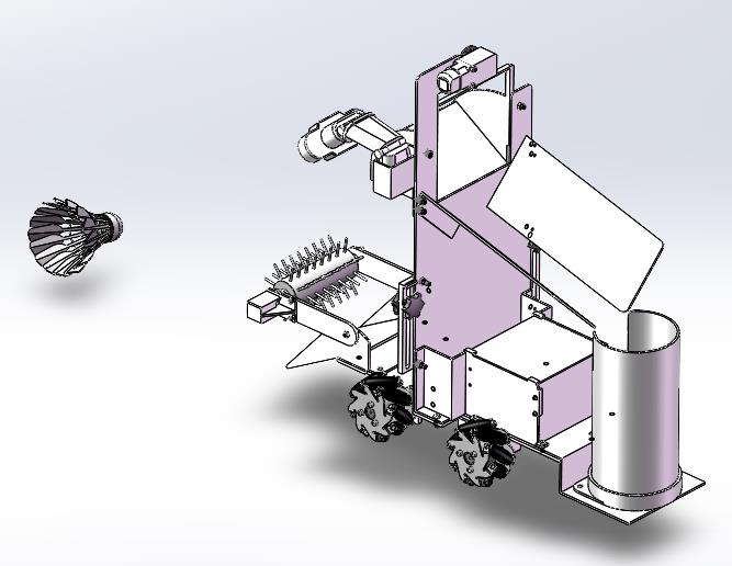 羽毛球捡拾车sw19可编辑