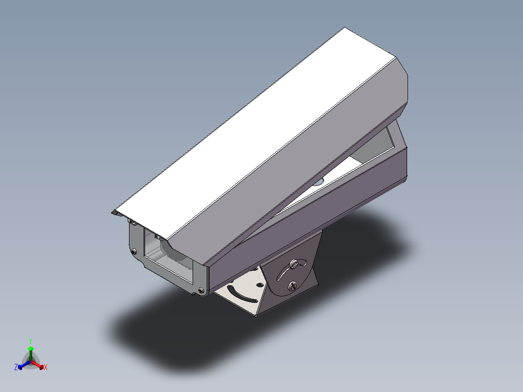 户外摄像头防水罩模型836166正等轴测图