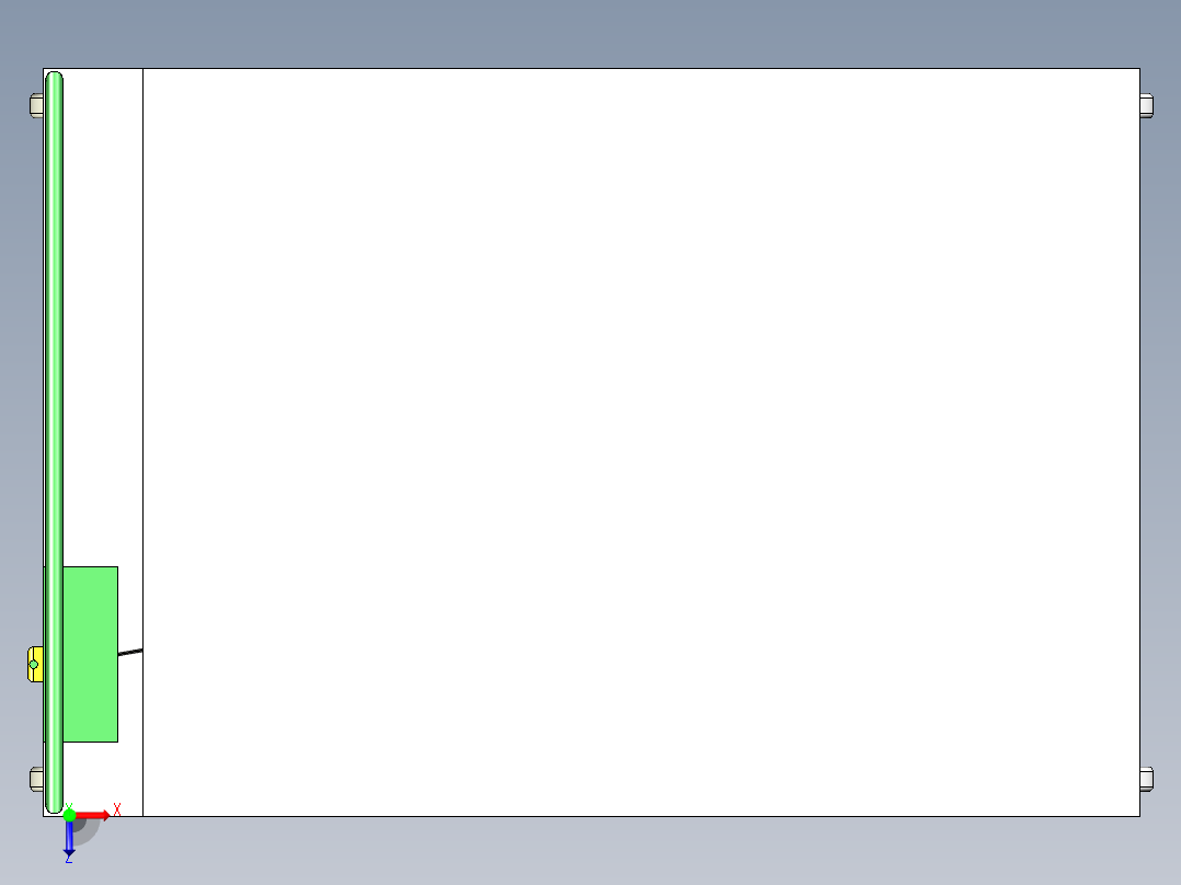 WQ03剪式升降台  IGES俯视图