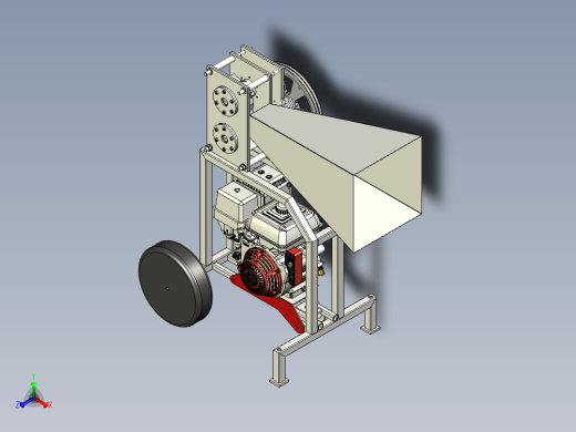 A2004593-砍伐木材机正等轴测缩略图