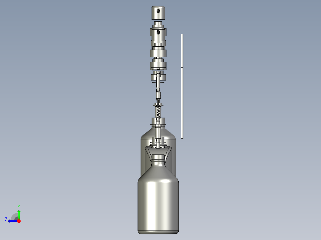 B2005210-洗手液分配器右视图