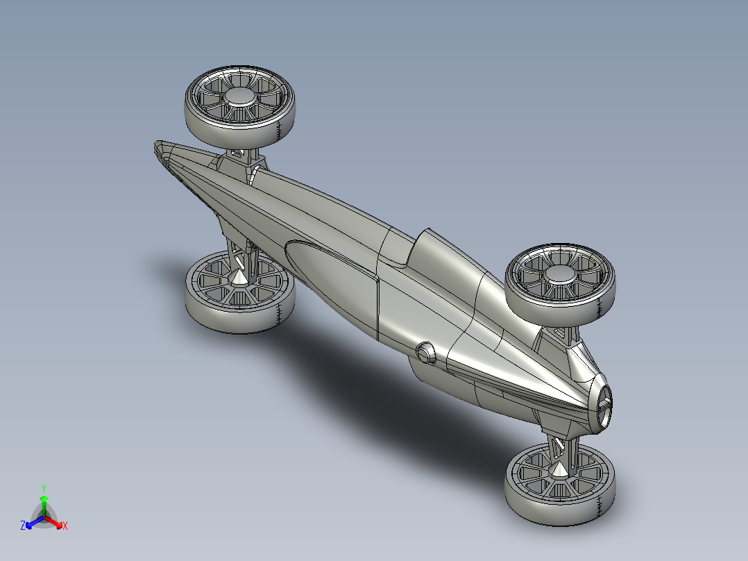A0003223-F1 概念赛车主视图