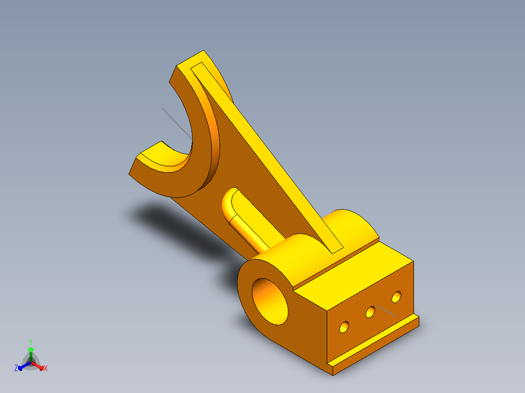 第八届练习题3D08-L04  SW16正等轴测图