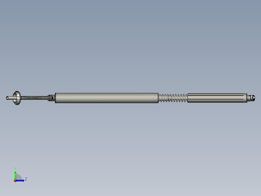 OP80-电撑杆-550最短左视图
