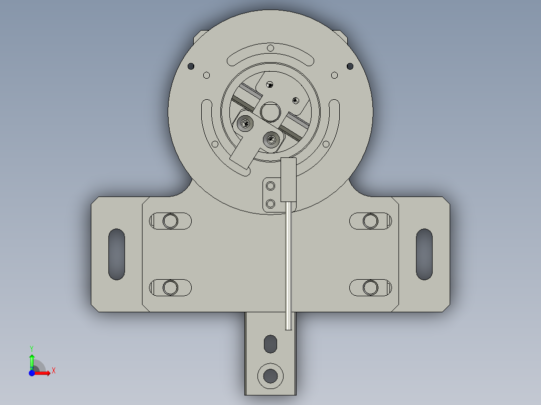 XMGJZDZP-F1-000顶升旋转机构前视图