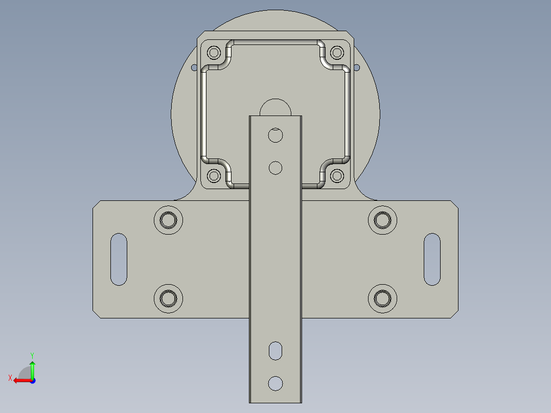 XMGJZDZP-F1-000顶升旋转机构后视图