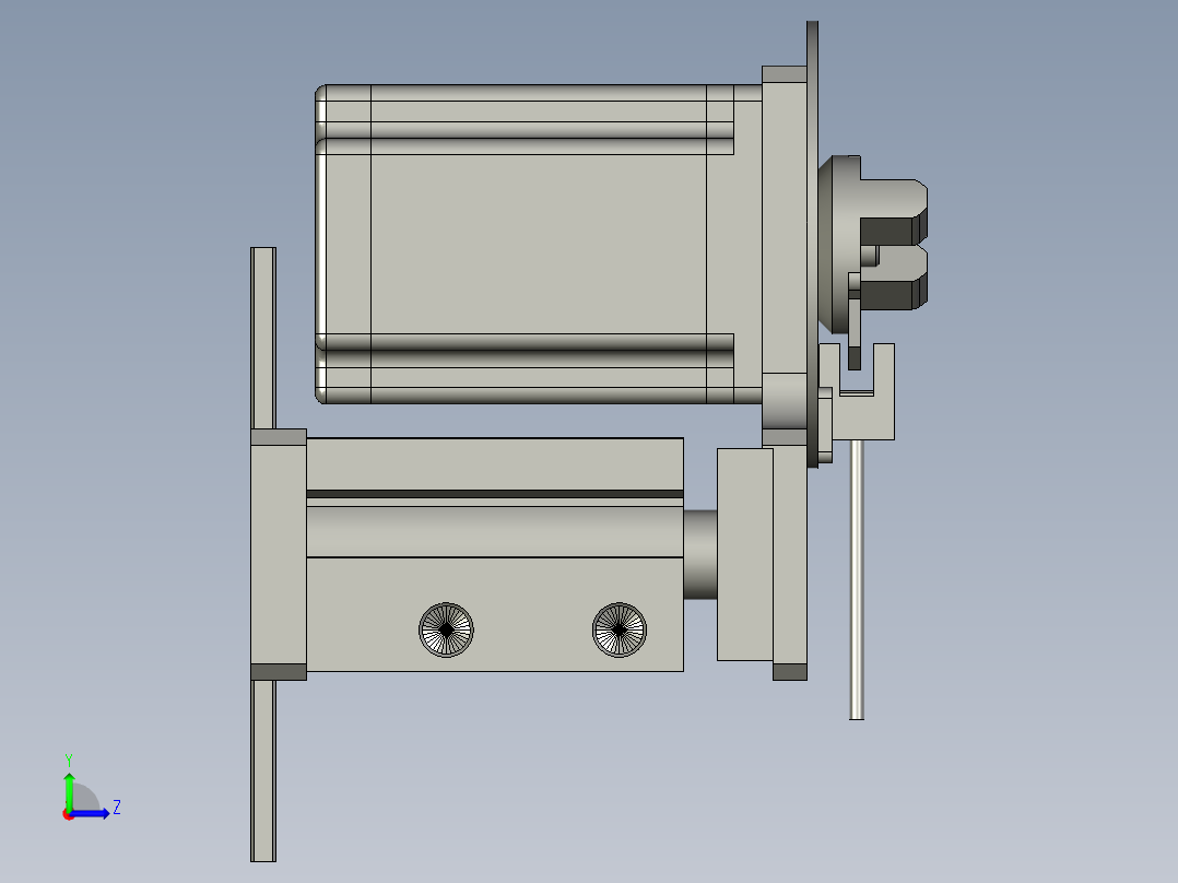 XMGJZDZP-F1-000顶升旋转机构左视图