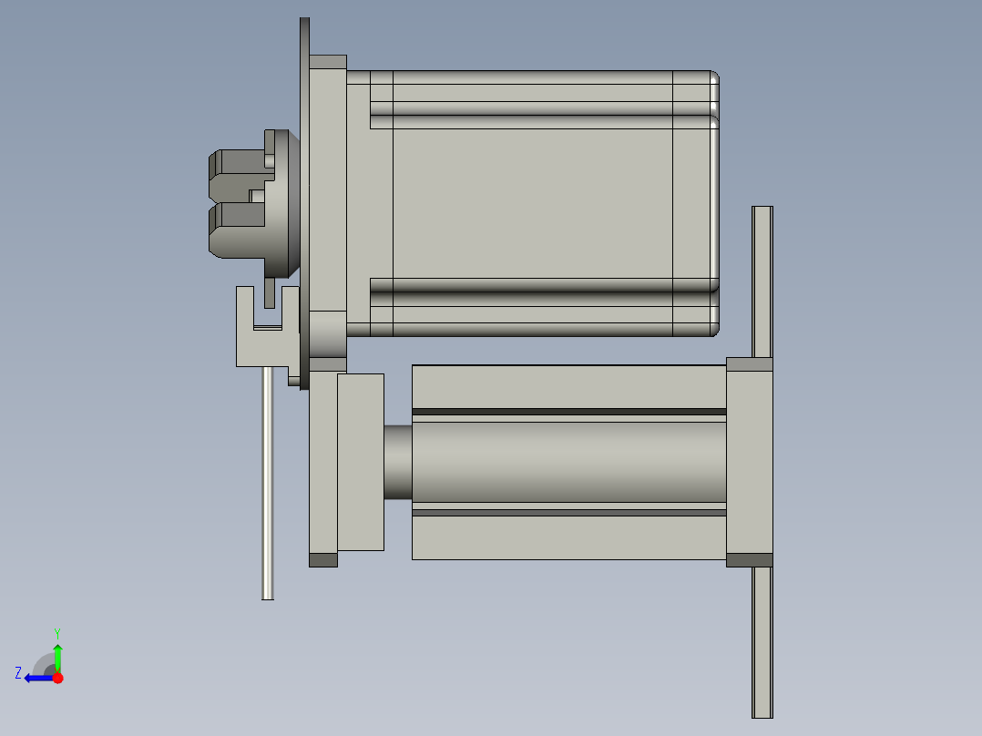 XMGJZDZP-F1-000顶升旋转机构右视图