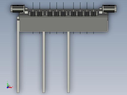 刮板装配前视缩略图
