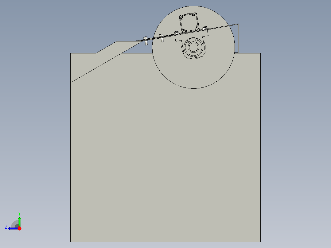 刮板装配右视图