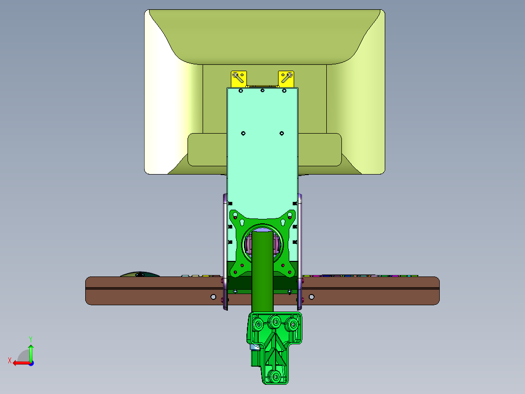 SY21-显示器套装F后视图