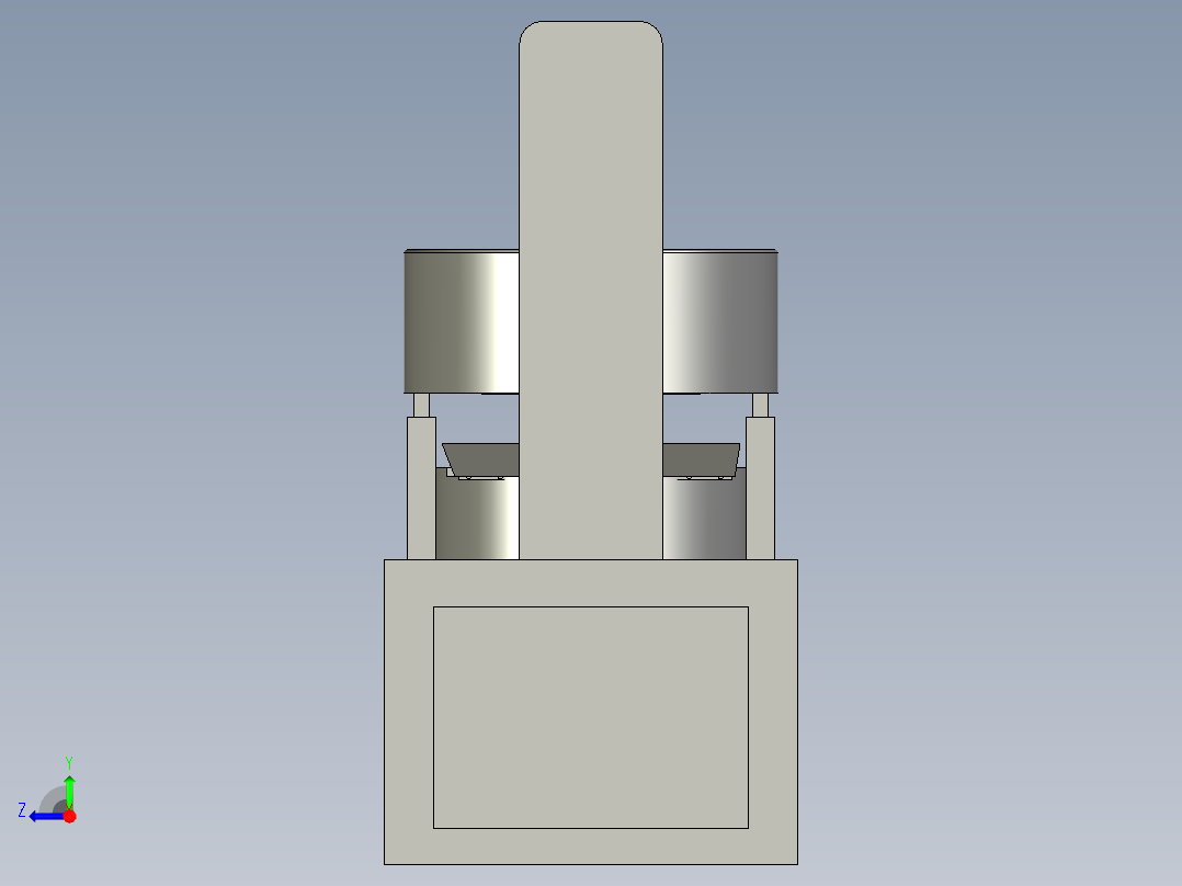 搅拌设备与加料设备右视图