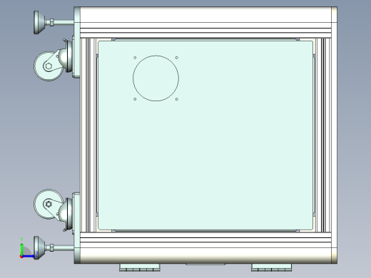 参数化欧标下框架左视缩略图